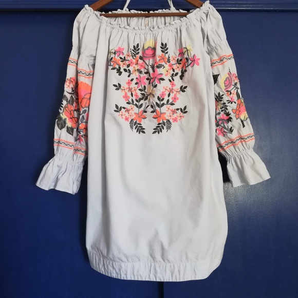 Free People Dresses & Skirts - Free People Embroidered Dress - New